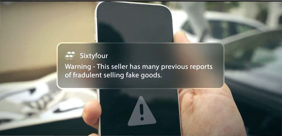 Frame from the SixtyFour film