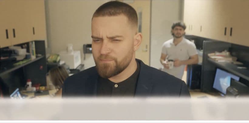 Frame from the VoiceOS — Launch 1 film